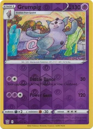 Battle Styles Grumpig #56/163 reverse holo