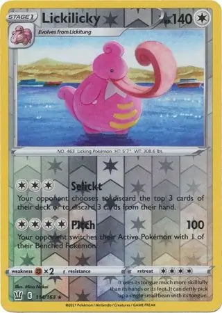 Battle Styles Lickilicky #114/163 reverse holo