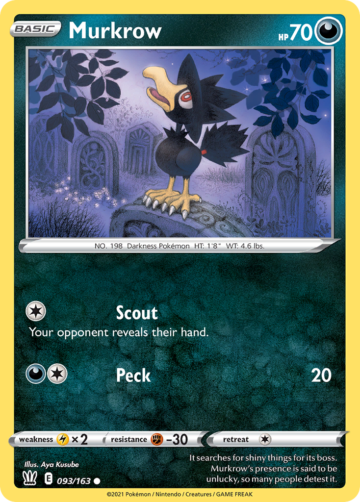 Battle Styles Murkrow #93/163