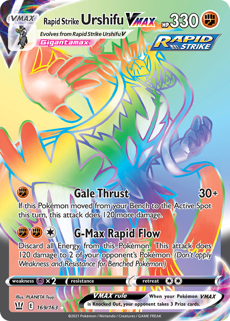 Battle Styles Rapid Strike Urshifu VMAX #169/163