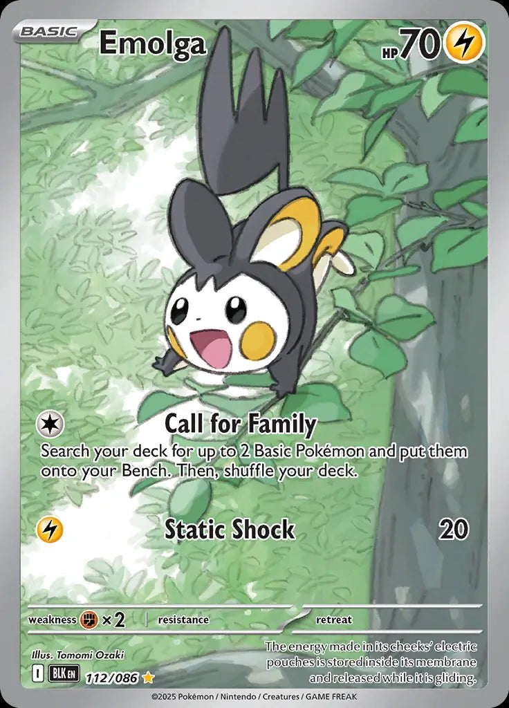 Black Bolt Emolga #112/86