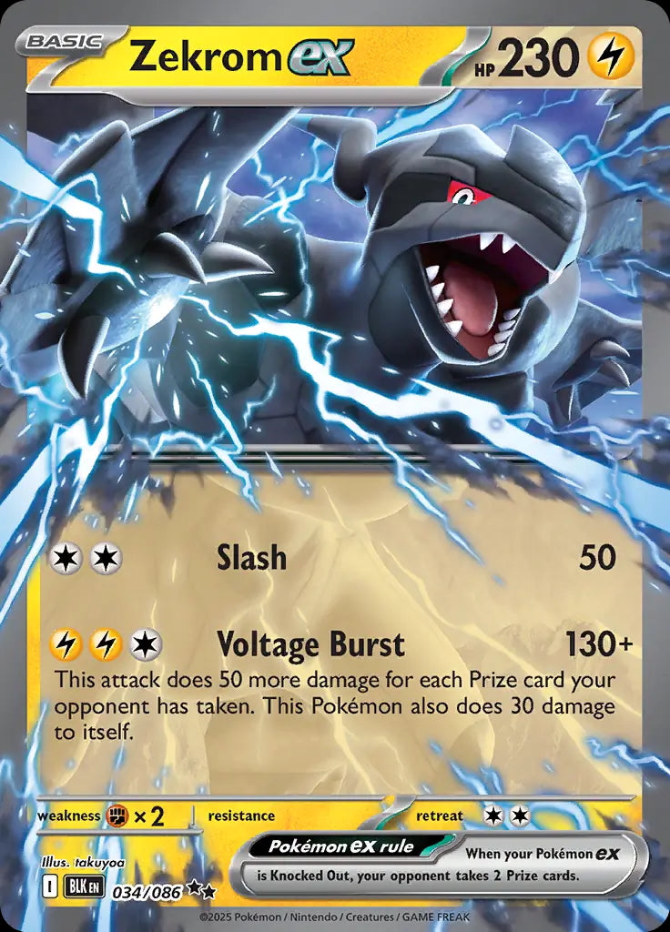 Black Bolt Zekrom ex #34/86