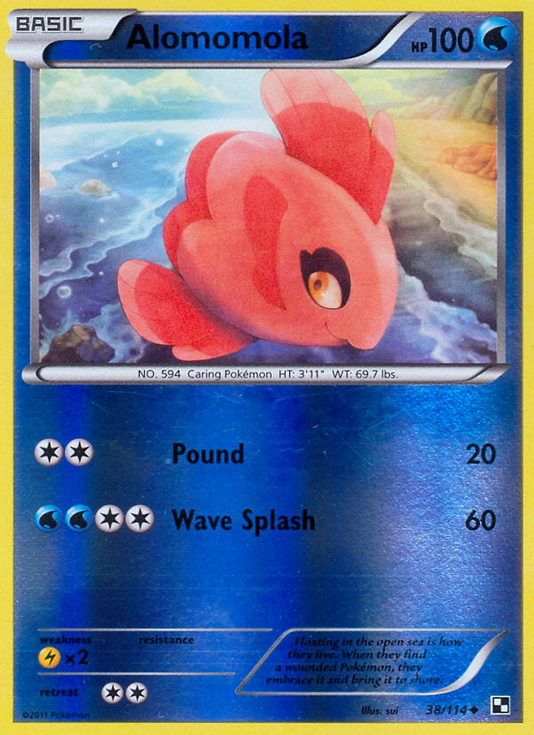 Black & White Alomomola #38/114 reverse holo
