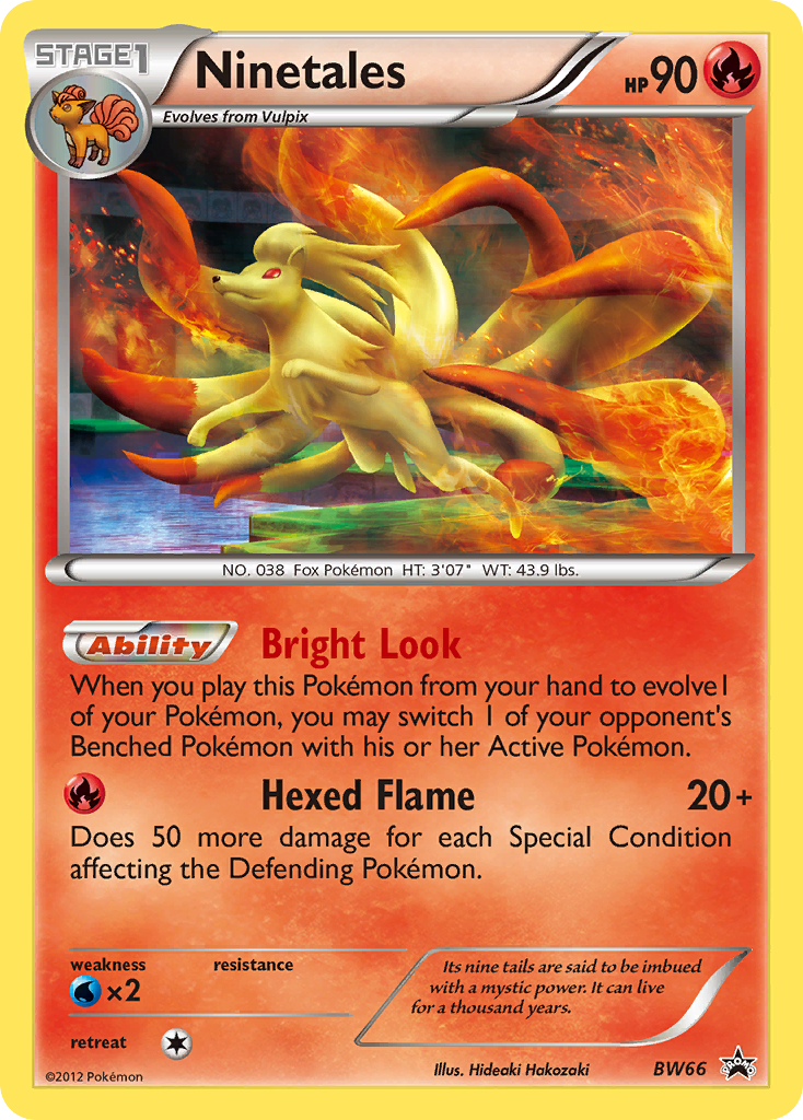 Black & White Promo Ninetales #66