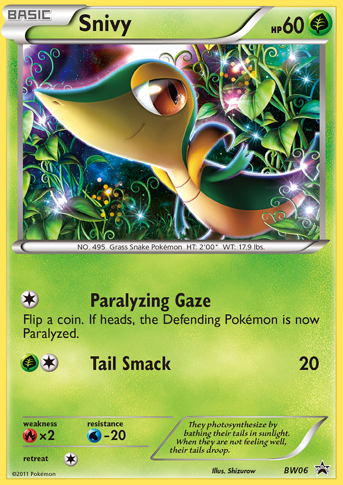 Black & White Promo Snivy #6