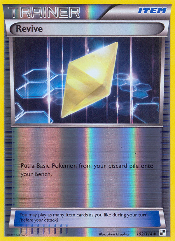 revive pokemon card Black & White Revive #102/114 Reverse Holo – Kaartenverzamelen.nl