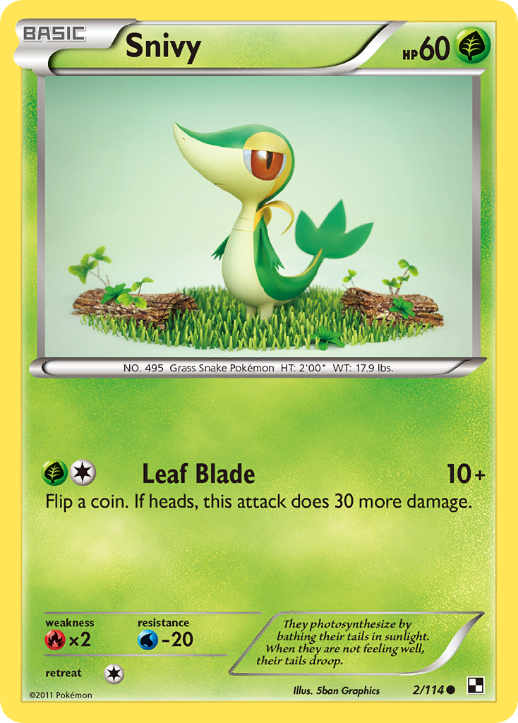 Black & White Snivy #2/114