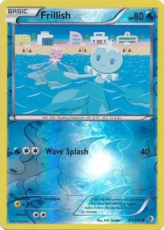 Boundaries Crossed Frillish #44/149 reverse holo