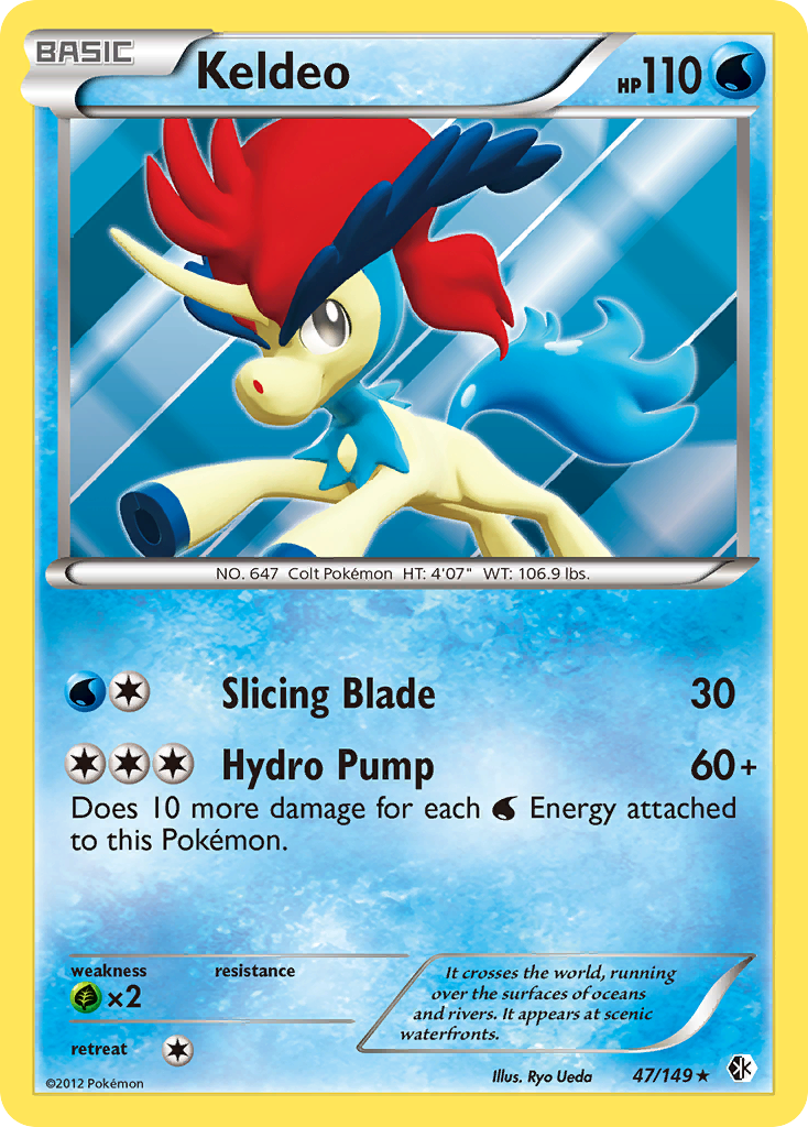 Boundaries Crossed Holo Keldeo #47/149