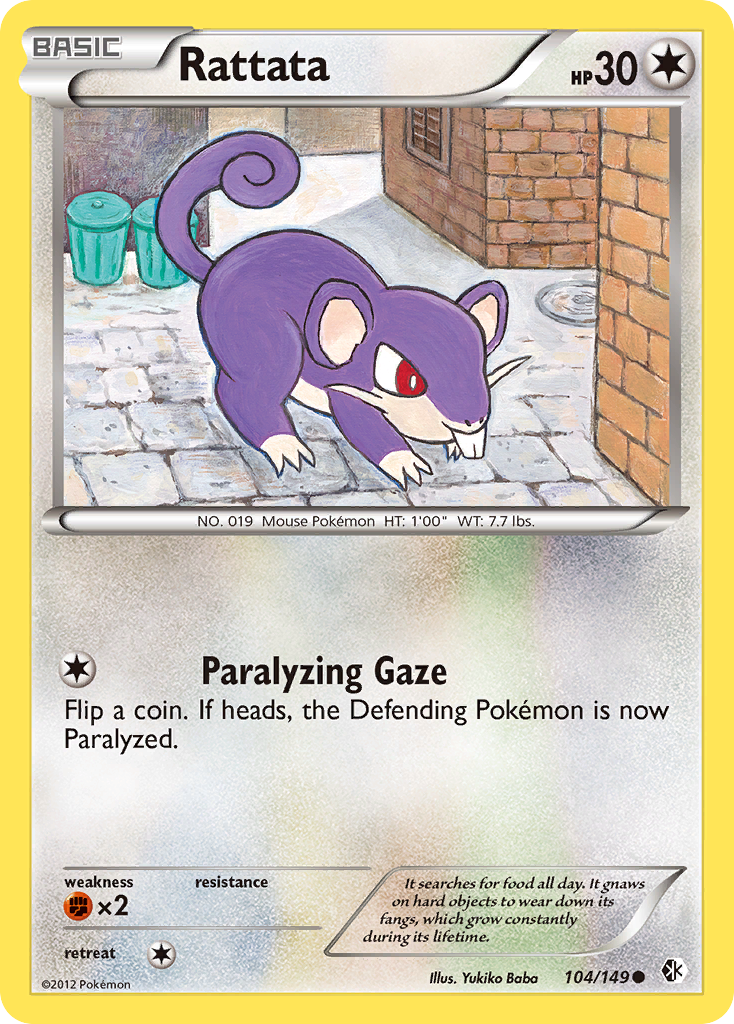 Boundaries Crossed Rattata #104/149