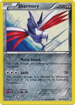 Boundaries Crossed Skarmory #96/149 reverse holo