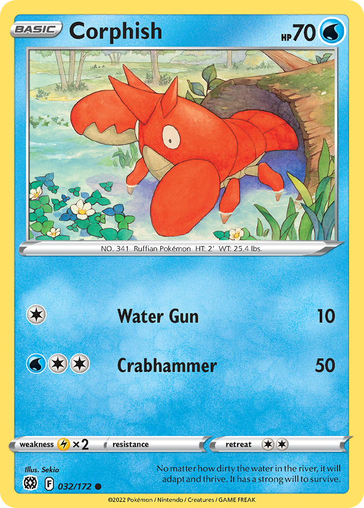 Brilliant Stars Corphish #32/172