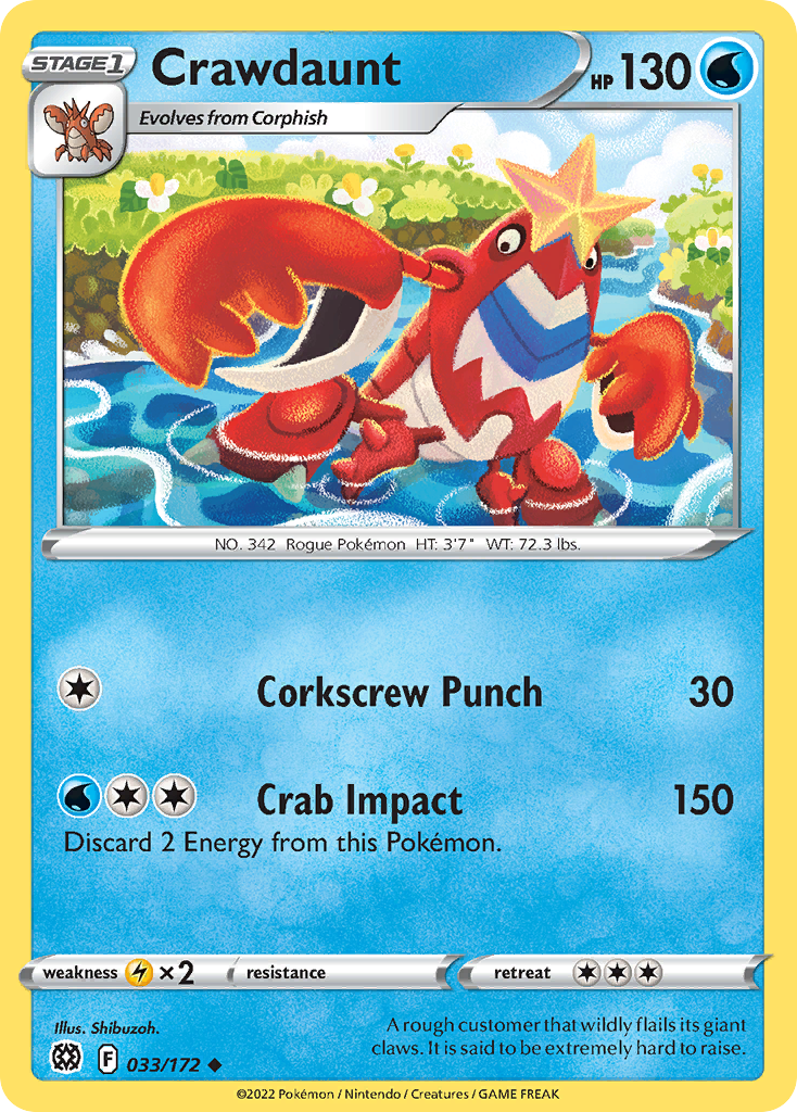 Brilliant Stars Crawdaunt #33/172