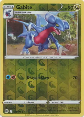 Brilliant Stars Gabite #108/172 reverse holo