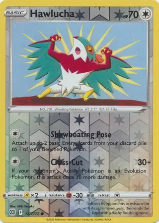 Brilliant Stars Hawlucha #127/172 reverse holo