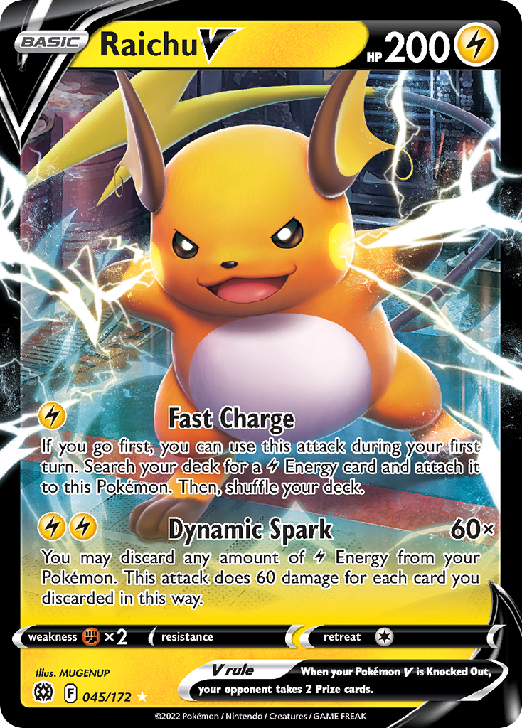 Brilliant Stars Raichu V #45/172