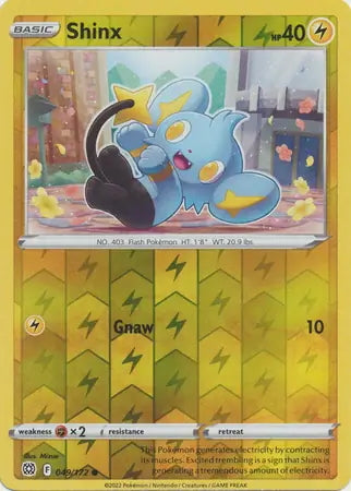 Brilliant Stars Shinx #49/172 reverse holo –