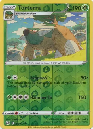 Brilliant Stars Torterra #8/172 reverse holo