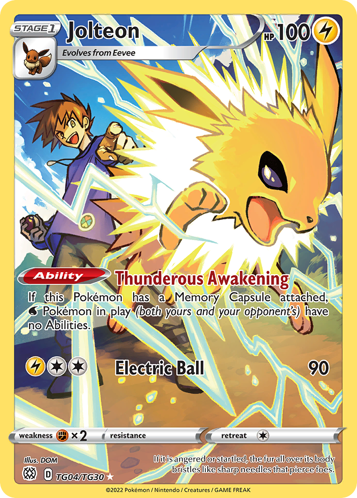 Brilliant Stars Trainer Gallery Jolteon #TG4/30