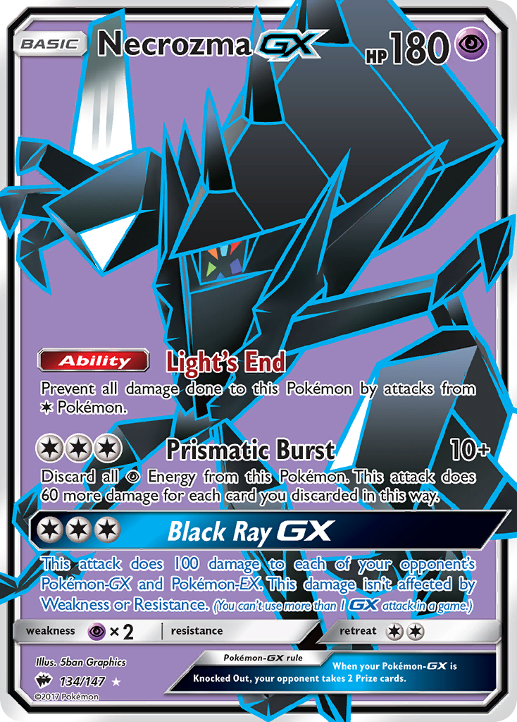 Burning Shadows Necrozma GX #134/147