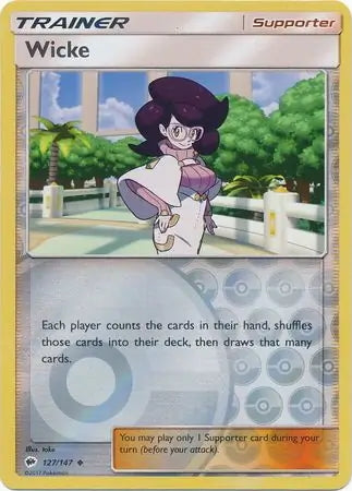 Burning Shadows Wicke #127/147 reverse holo
