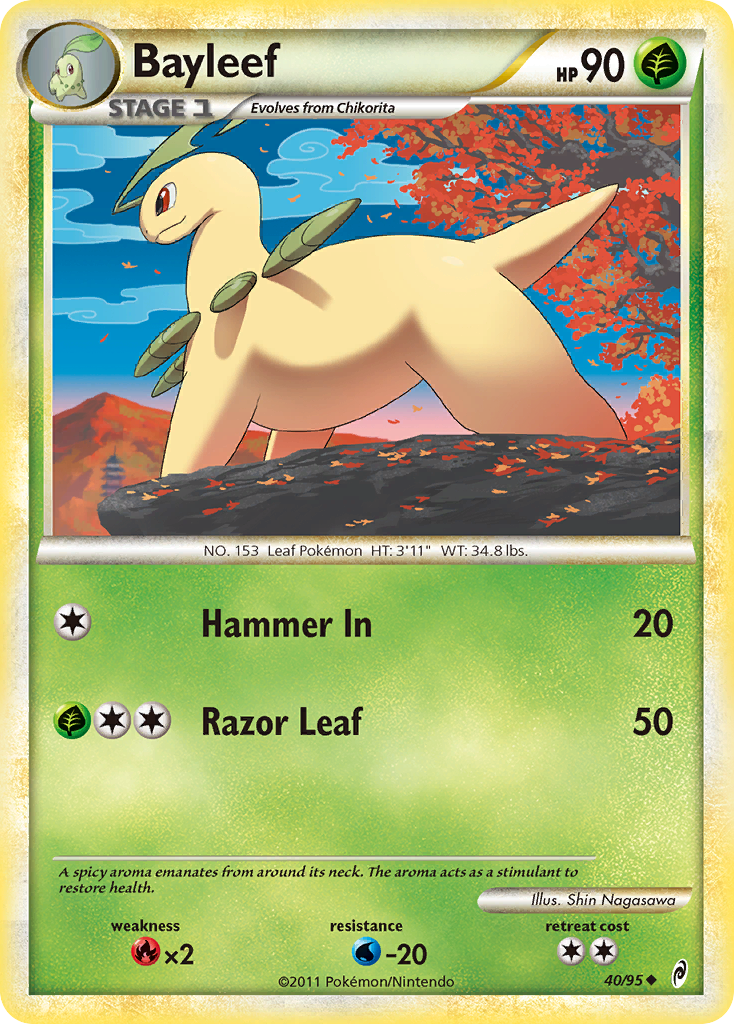 Call of Legends Bayleef #40/95