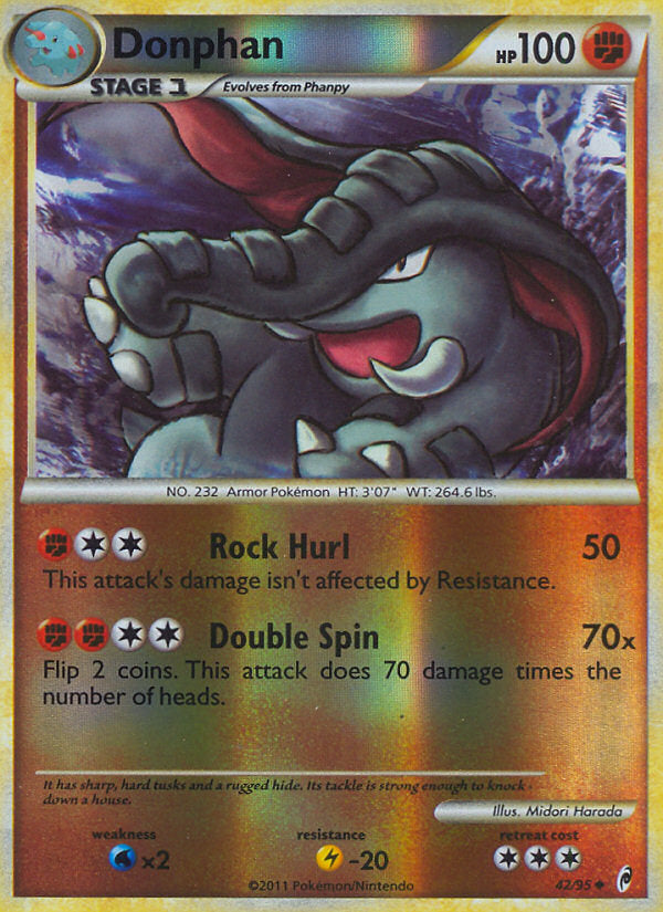 Call of Legends Donphan #42/95 reverse holo