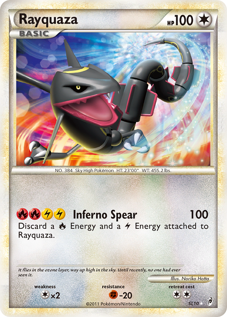 Call of Legends Holo Rayquaza #SL10