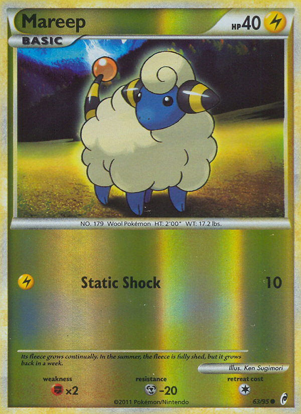 Call of Legends Mareep #63/95 reverse holo