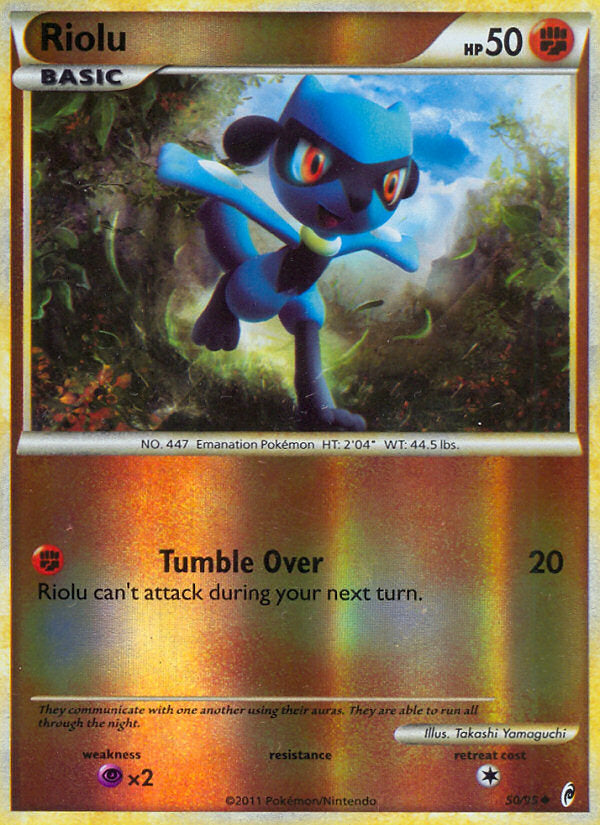 Call of Legends Riolu #50/95 reverse holo