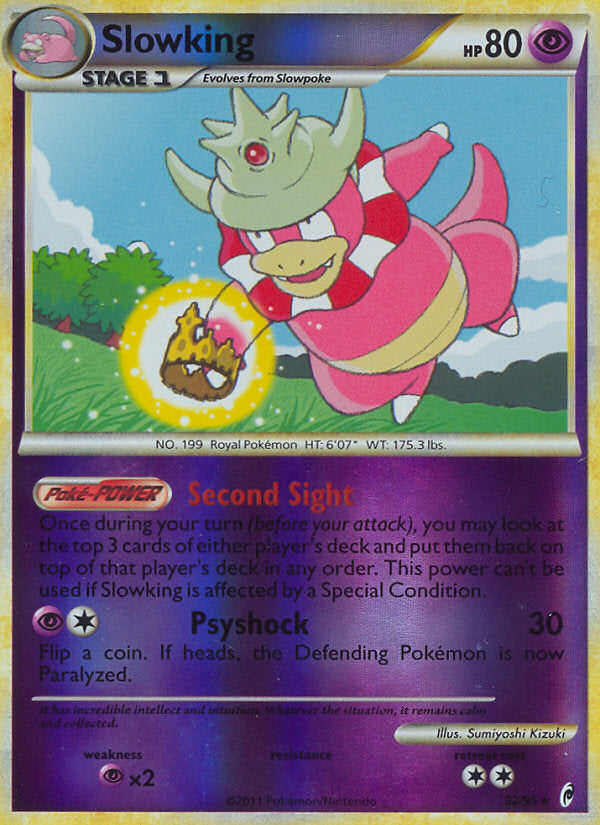 Call of Legends Slowking #32/95 reverse holo