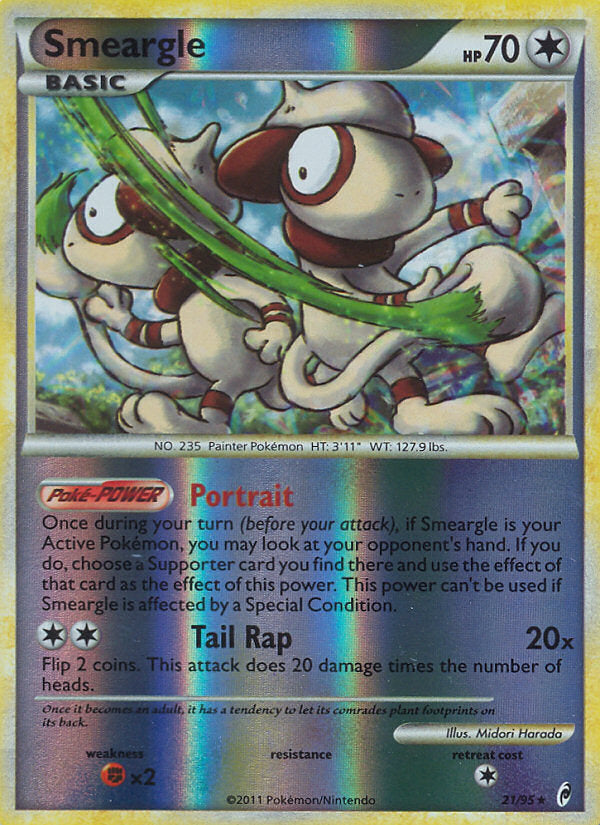 Call of Legends Smeargle #21/95 reverse holo