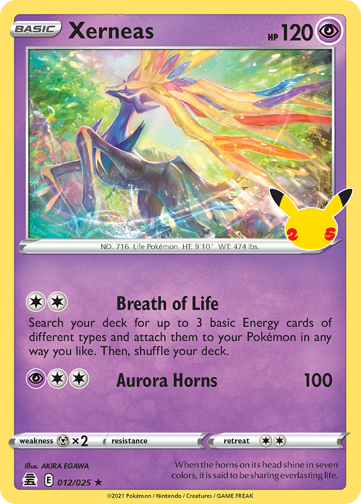 Celebrations Xerneas #12 / 25