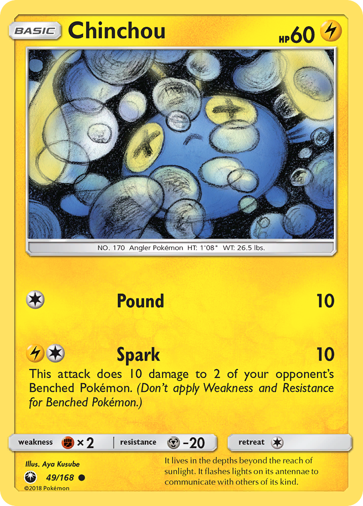 Celestial Storm Chinchou #49/168