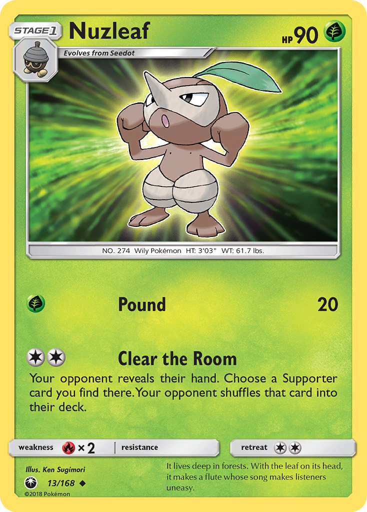 Celestial Storm Nuzleaf #13/168