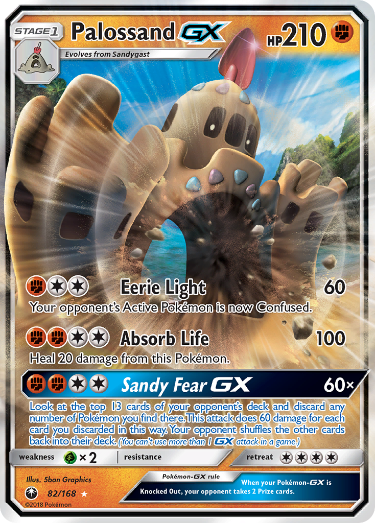 Celestial Storm Palossand GX #82/168