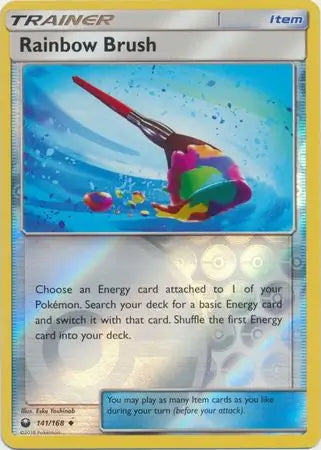 Celestial Storm Rainbow Brush #141/168 reverse holo
