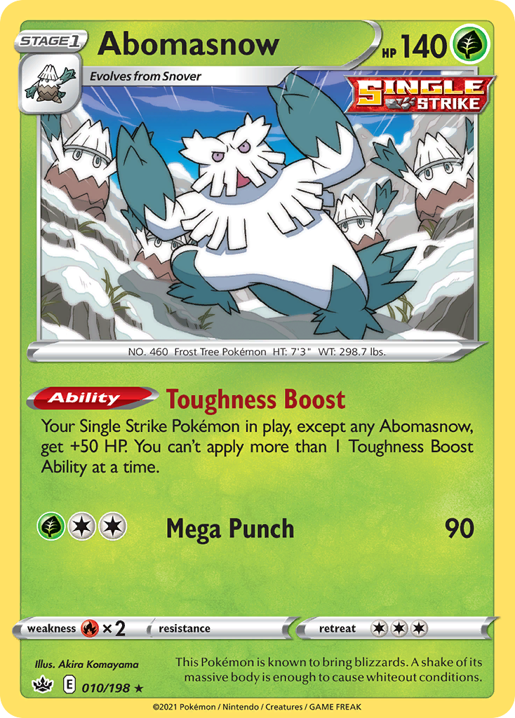 Chilling Reign Abomasnow #10/198