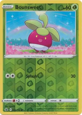 Chilling Reign Bounsweet #13/198 reverse holo