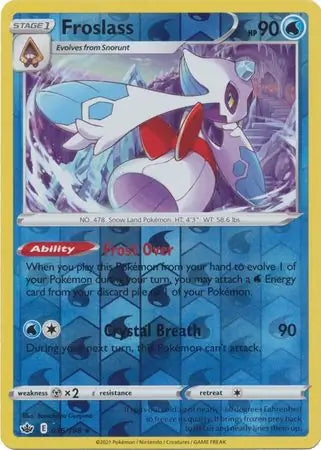 Chilling Reign Froslass #36/198 reverse holo