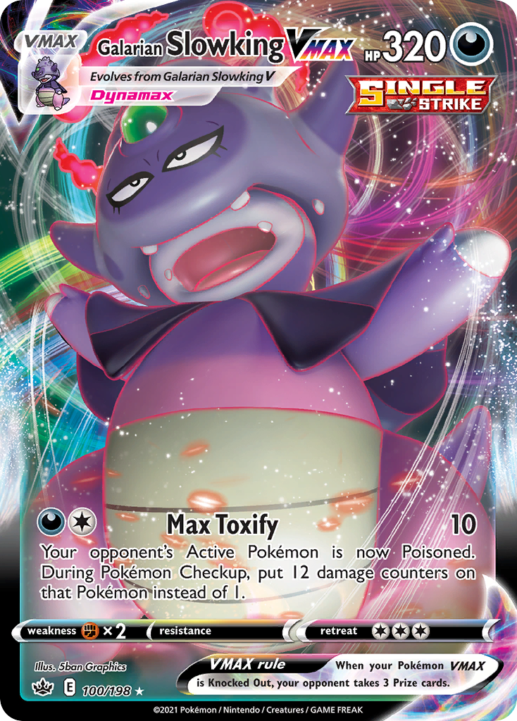 Chilling Reign Galarian Slowking VMAX #100/198
