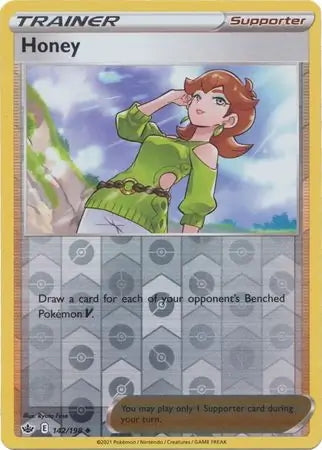 Chilling Reign Honey #142/198 reverse holo