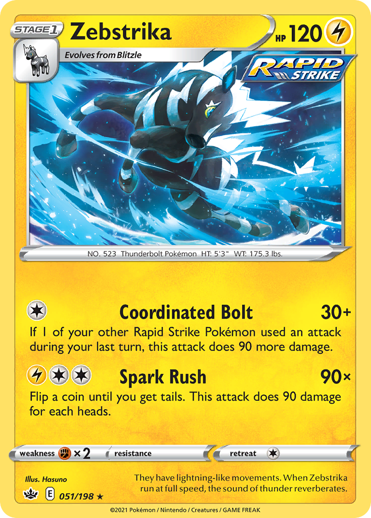 Chilling Reign Zebstrika #51/198