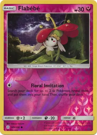 Cosmic Eclipse Flabébé #149/236 reverse holo