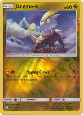 Cosmic Eclipse Jangmo-o #160/236 reverse holo