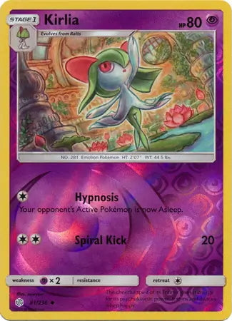 Cosmic Eclipse Kirlia #81/236 reverse holo