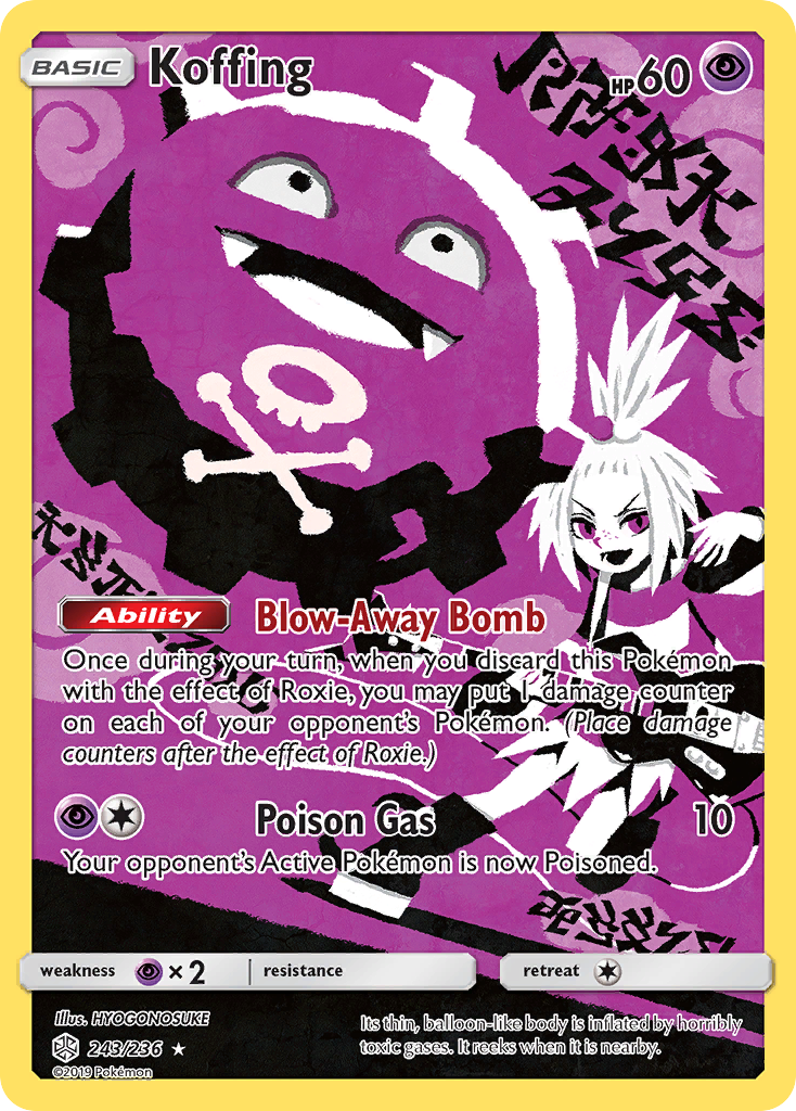 Cosmic Eclipse Koffing #243/236