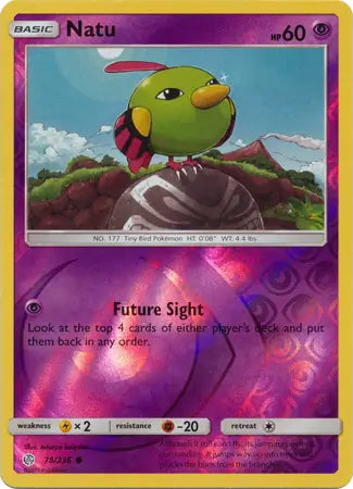 Cosmic Eclipse Natu #78/236 reverse holo