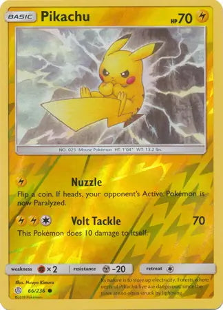 Cosmic Eclipse Pikachu #66/236 reverse holo