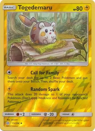 Cosmic Eclipse Togedemaru #73/236 reverse holo
